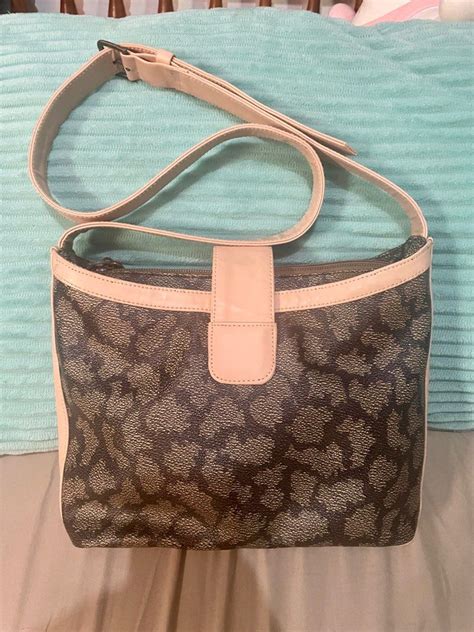 YSL Vintage rare Giraffe Print shoulder bag 